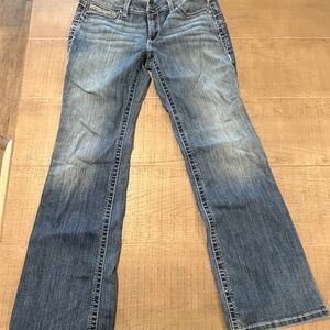 Ariat Mid Rise Boot Cut Blue Women's Jeans